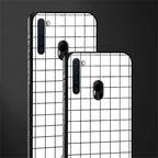 classic grid light edition glass case for samsung a21 image-2