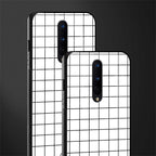classic grid light edition glass case for oneplus 8 image-2
