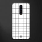 classic grid light edition glass case for oneplus 8 image