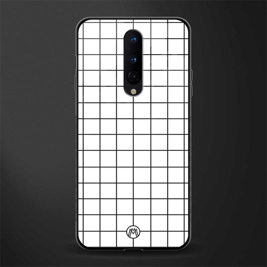 classic grid light edition glass case for oneplus 8 image