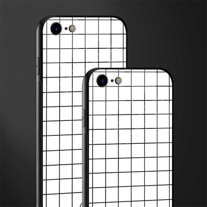 classic grid light edition glass case for iphone se 2020 image-2