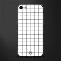 classic grid light edition glass case for iphone se 2020 image