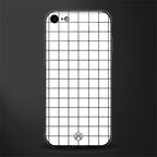 classic grid light edition glass case for iphone se 2020 image