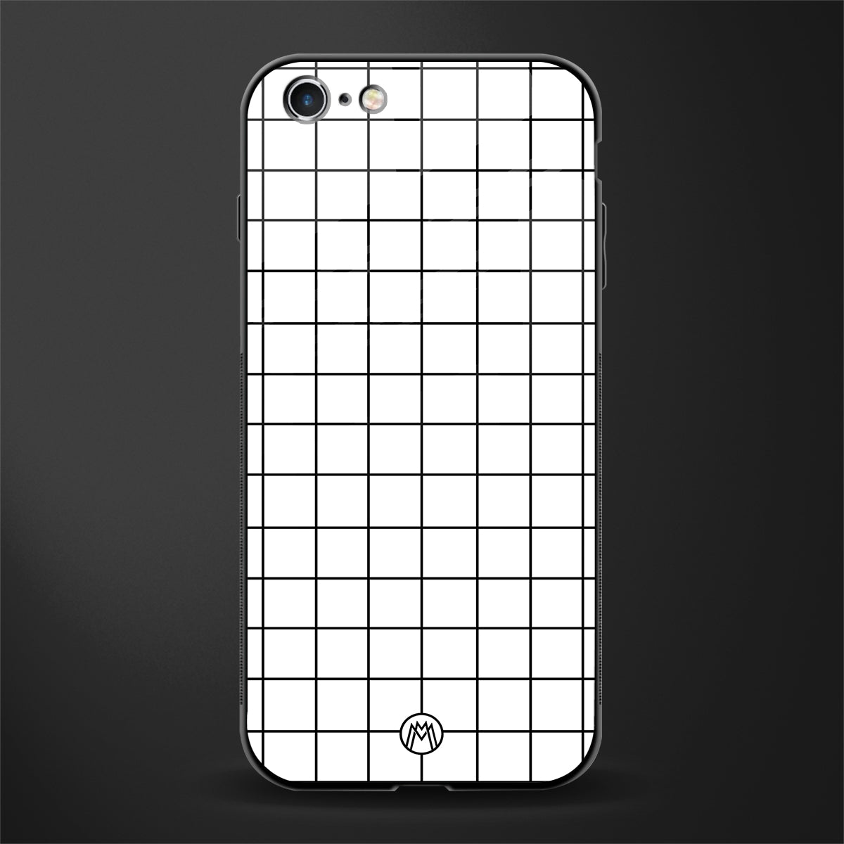 classic grid light edition glass case for iphone 6 image