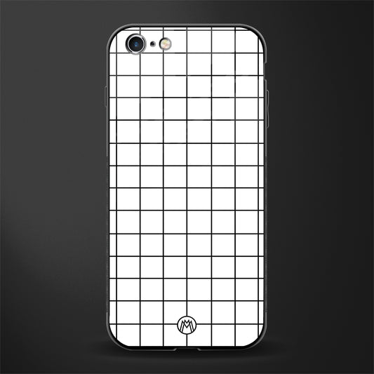 classic grid light edition glass case for iphone 6s plus image
