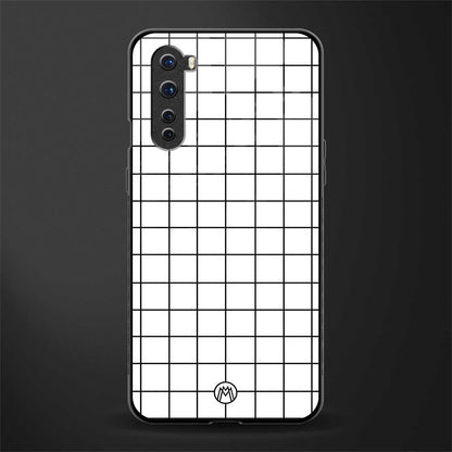 classic grid light edition glass case for oneplus nord ac2001 image