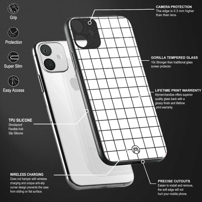 classic grid light edition glass case for oppo f19 pro plus image-4