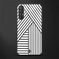 classic white black patten glass case for oppo reno 3 pro image