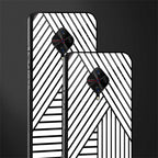 classic white black patten glass case for vivo s1 pro image-2