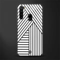 classic white black patten glass case for redmi note 8 image