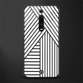classic white black patten glass case for redmi k20 pro image