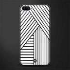 classic white black patten glass case for realme c1 image