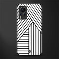 classic white black patten glass case for vivo x60 pro image