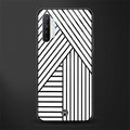 classic white black patten glass case for realme x2 image