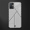 classic white black patten glass case for vivo y75 5g image