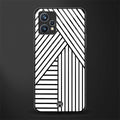 classic white black patten glass case for realme 9 pro plus 5g image