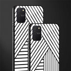 classic white black patten glass case for samsung galaxy s10 lite image-2