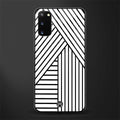 classic white black patten glass case for samsung galaxy s20 image