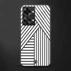 classic white black patten glass case for phone case | glass case for oneplus nord 2t 5g