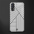 classic white black patten glass case for realme narzo 20 pro image