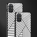 classic white black patten glass case for oneplus 8t image-2