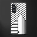 classic white black patten glass case for vivo v20 se image
