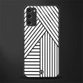 classic white black patten glass case for samsung galaxy s20 fe