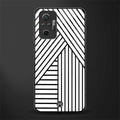 classic white black patten glass case for redmi note 10 pro image