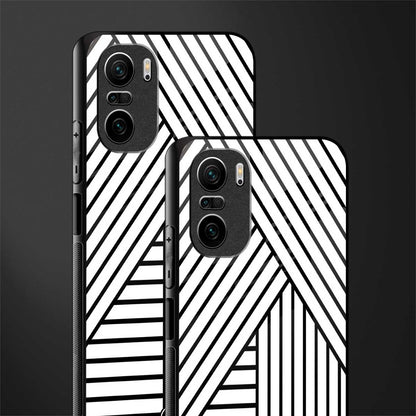 classic white black patten glass case for mi 11x 5g image-2