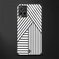 classic white black patten glass case for vivo y21t image