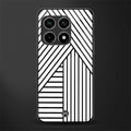 classic white black patten glass case for oneplus 10 pro 5g image