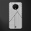 classic white black patten glass case for oneplus 7t image