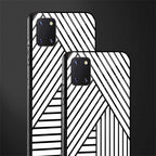 classic white black patten glass case for samsung galaxy note 10 lite image-2