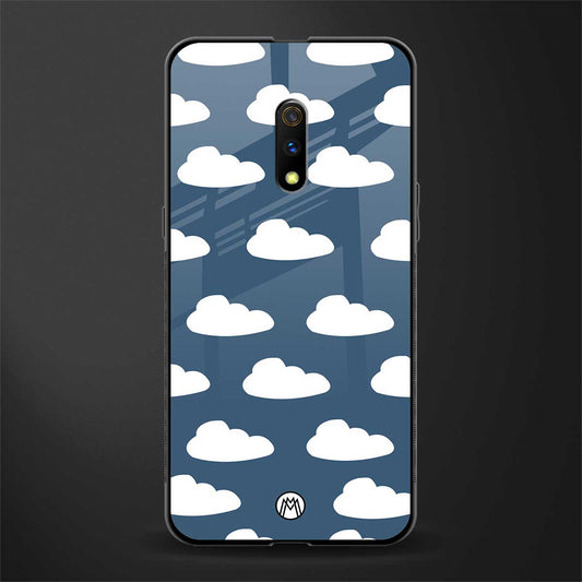 clouds glass case for realme x image