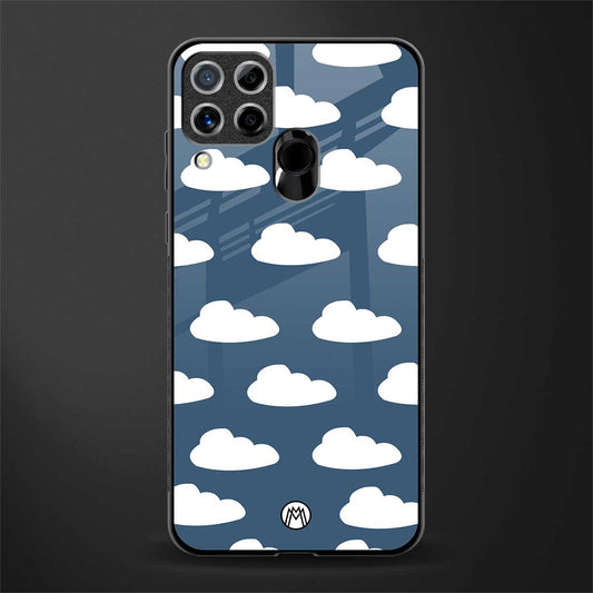 clouds glass case for realme c15 image