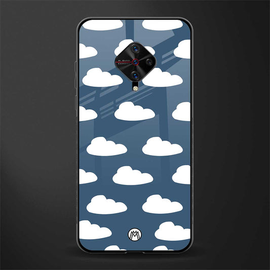 clouds glass case for vivo s1 pro image