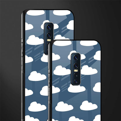 clouds glass case for vivo v17 pro image-2