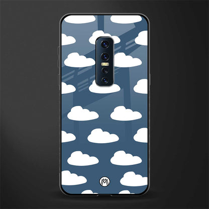 clouds glass case for vivo v17 pro image