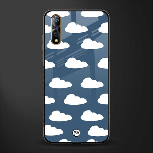 clouds glass case for vivo s1 image
