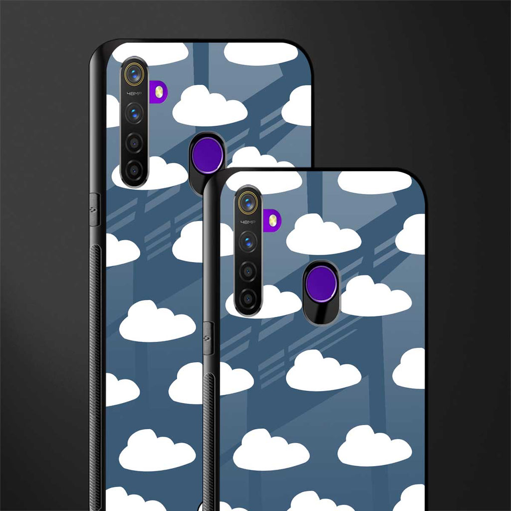 clouds glass case for realme 5 pro image-2