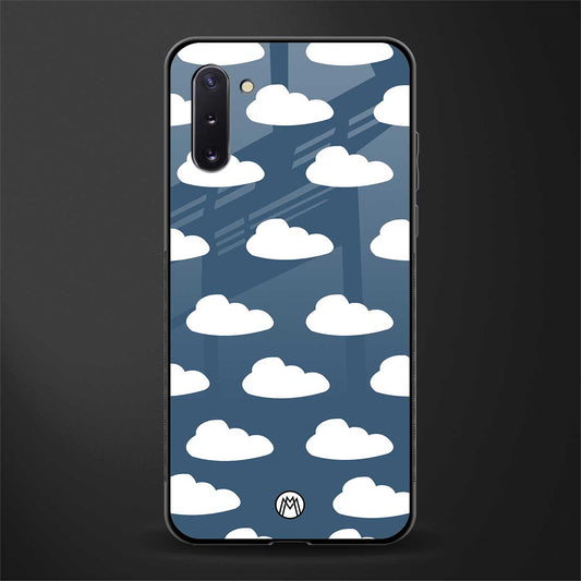 clouds glass case for samsung galaxy note 10 image