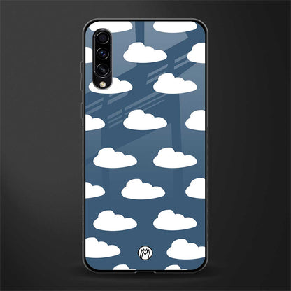 clouds glass case for samsung galaxy a70s image