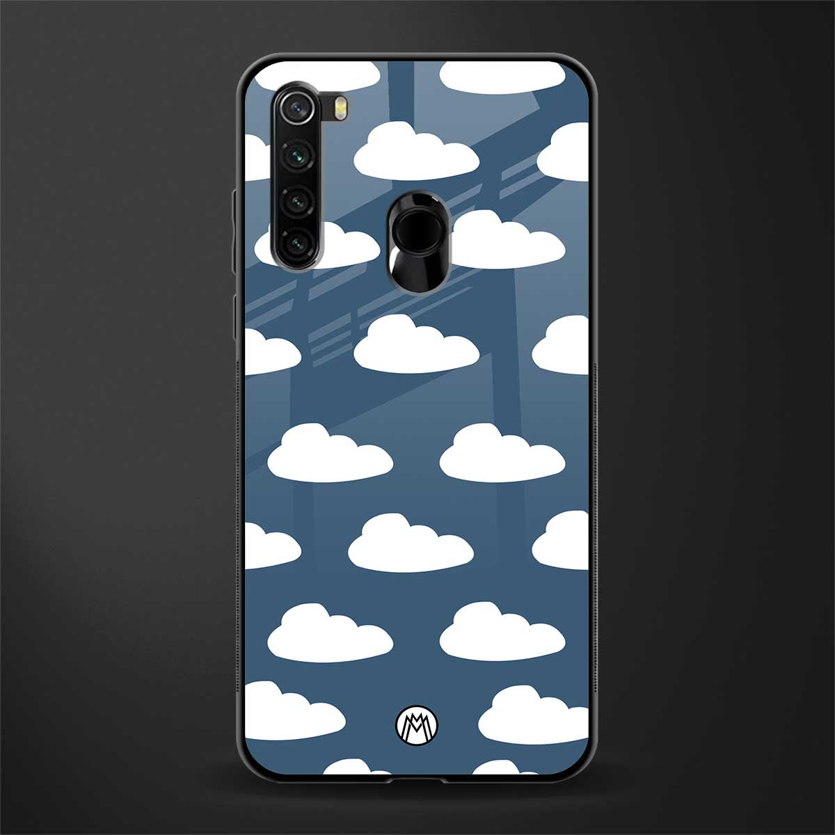 clouds glass case for redmi note 8 image