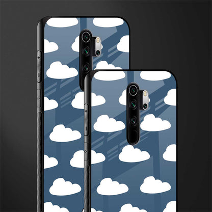 clouds glass case for redmi note 8 pro image-2