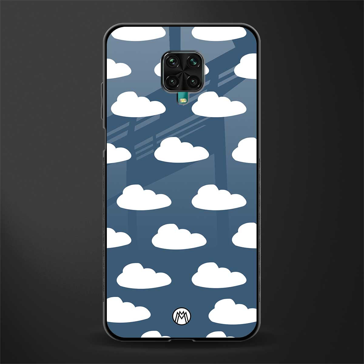 clouds glass case for redmi note 9 pro max image