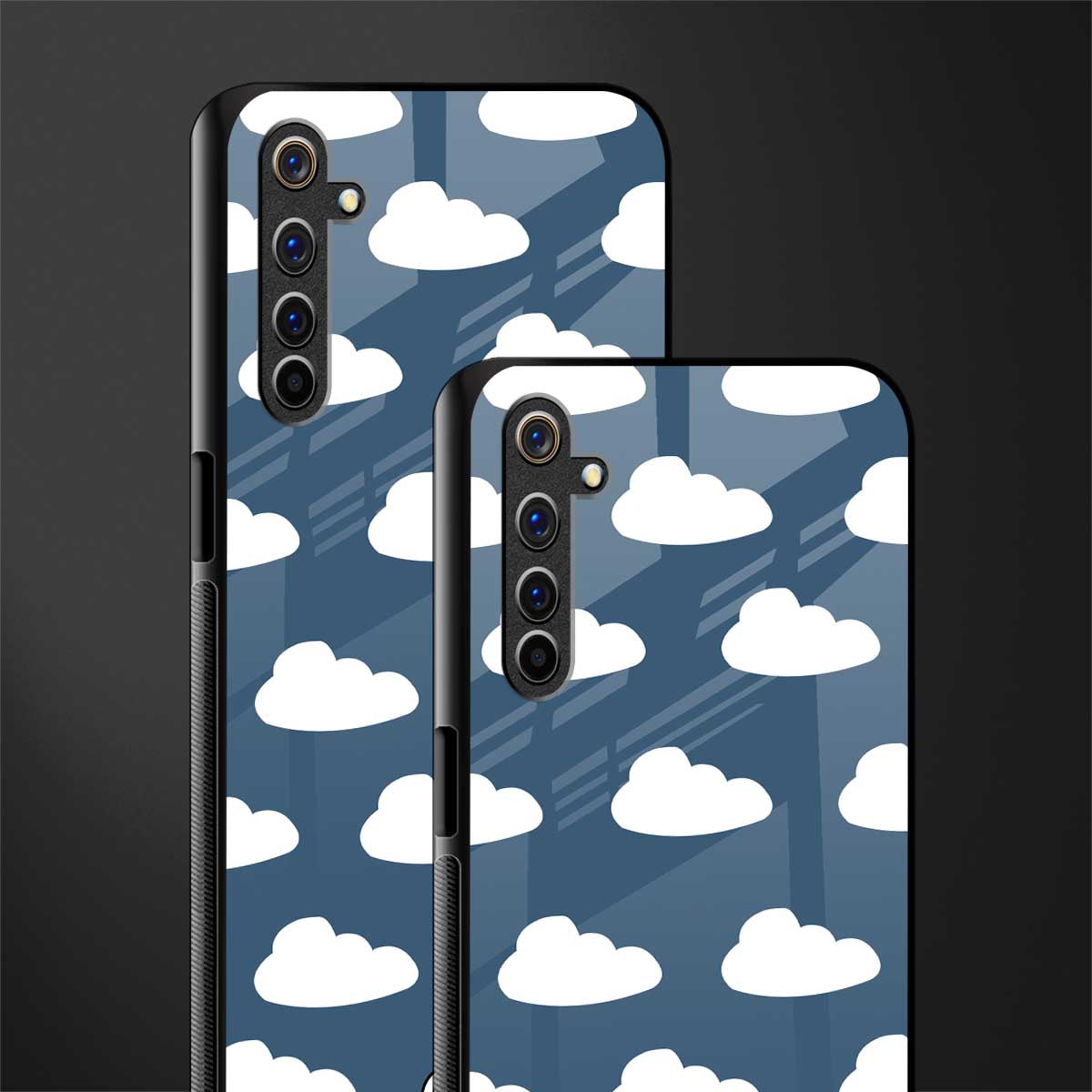clouds glass case for realme 6 pro image-2