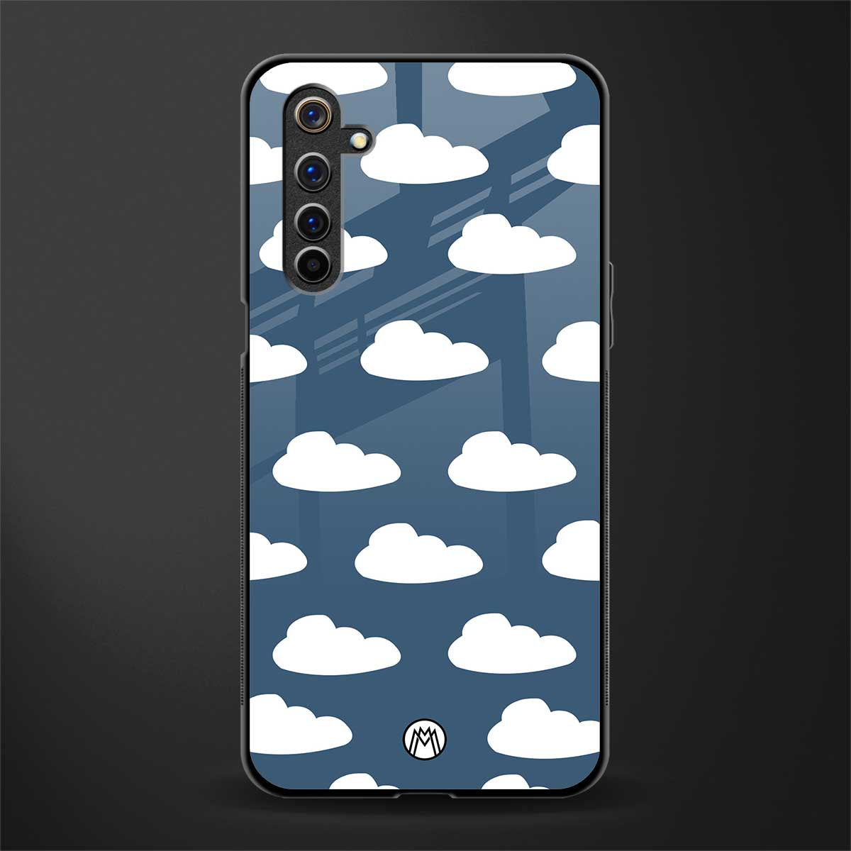 clouds glass case for realme 6 pro image