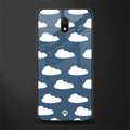 clouds glass case for redmi 8a image