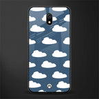clouds glass case for redmi 8a image