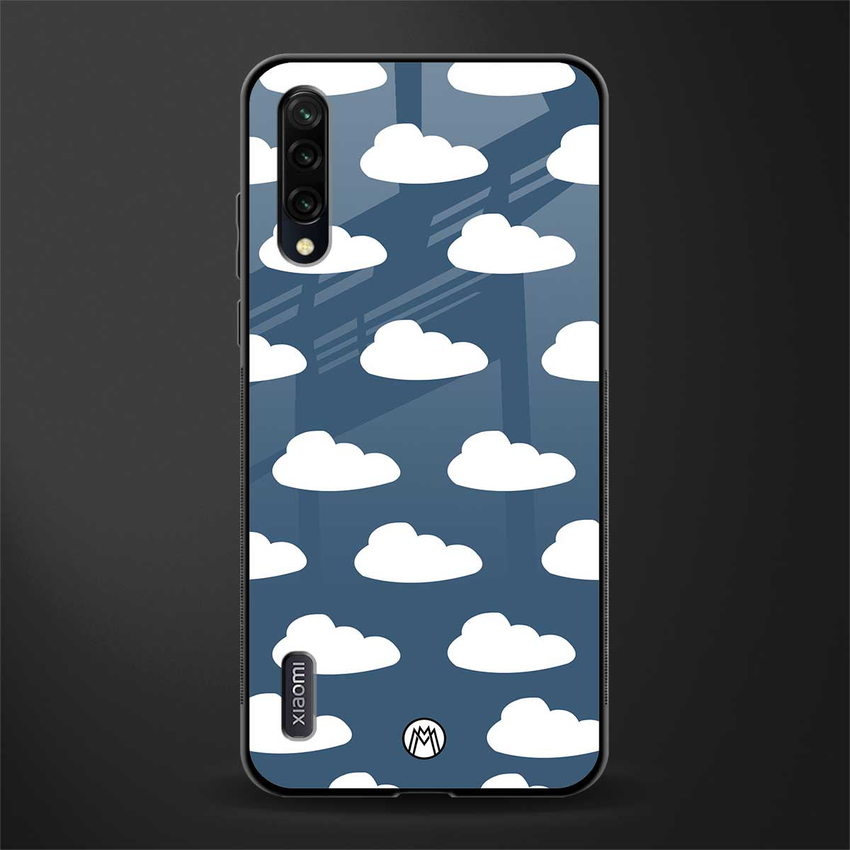 clouds glass case for mi a3 redmi a3 image